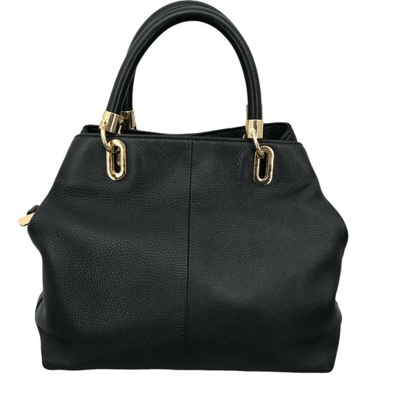 Vince Camuto Womens Black Soft Genuine Leather Top Handle Tote Handbag - Picture 2 of 12